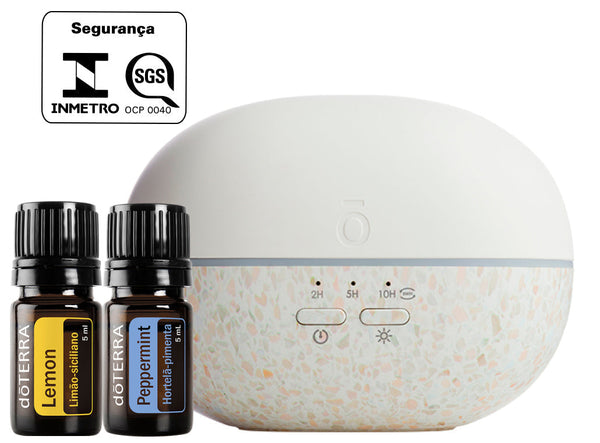 Difusor Pebble™  + 2 óleos